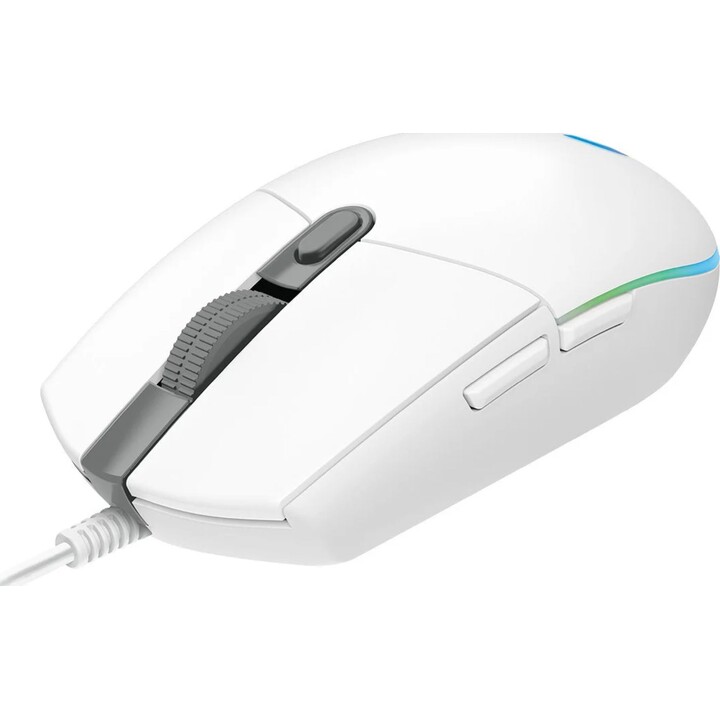 Mouse para jogos Logitech G102 Lightsync até 8000 DPI branco