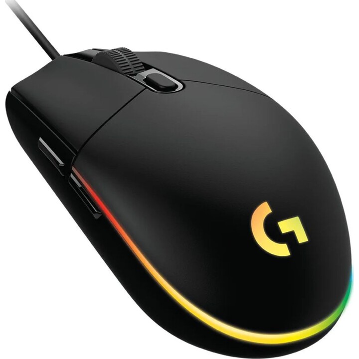 Logitech G G102 LightSync Ratón Gaming 8000DPI Negro 6 botones programables
