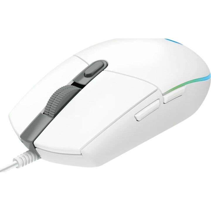 Logitech G203 Lightsync 2nd Gen Ratón Gaming 8000DPI RGB Blanco