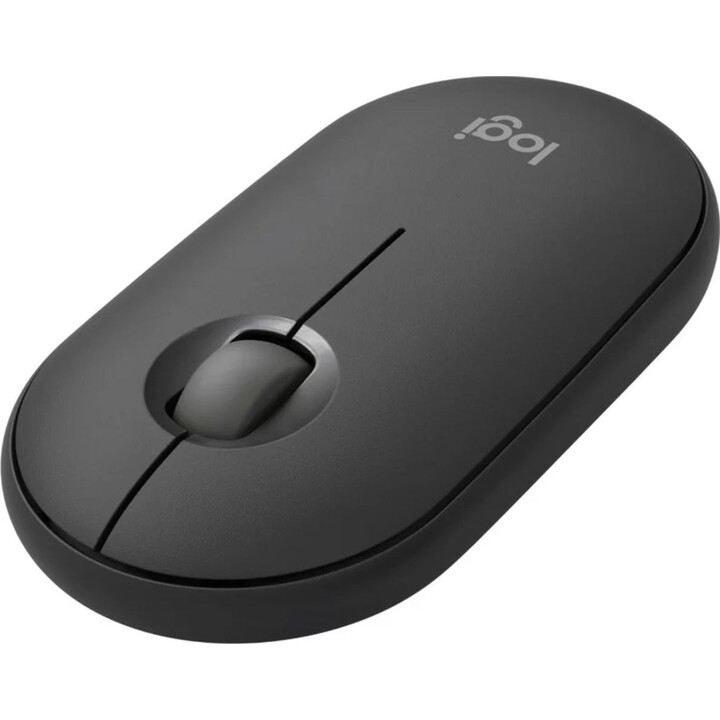 Logitech Pebble Mouse 2 M350s Ratón Bluetooth Clics Discretos Windows, macOS, iPadOS, Android, ChromeOS