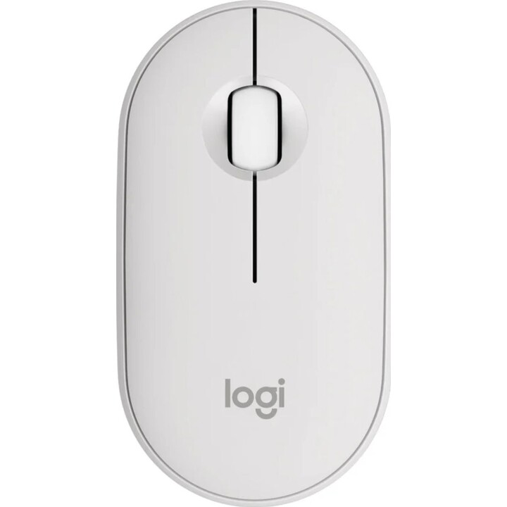 Logitech Pebble Mouse 2 M350s Mouse sem fio, 4000 DPI, branco