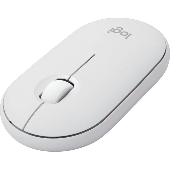 Logitech Pebble Mouse 2 M350s Mouse sem fio, 4000 DPI, branco