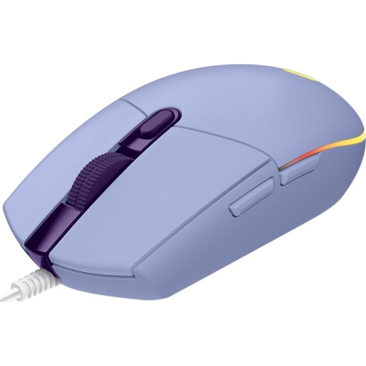 Logitech G G102 LightSync Ratón Gaming 8000DPI Lila 6 botones programables
