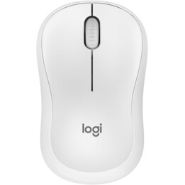 Mouse wireless Bluetooth silenzioso con clic Logitech M240 bianco