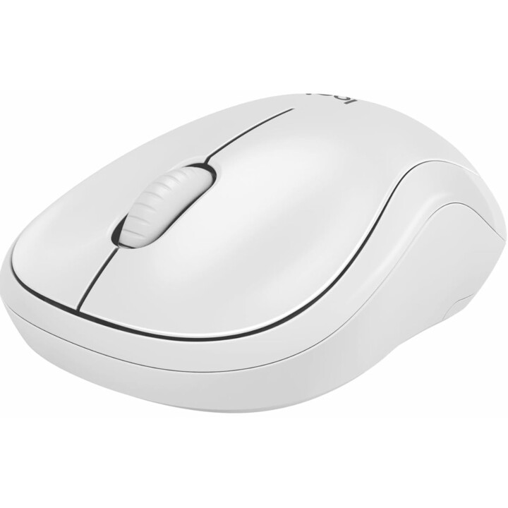 Mouse wireless Bluetooth silenzioso con clic Logitech M240 bianco