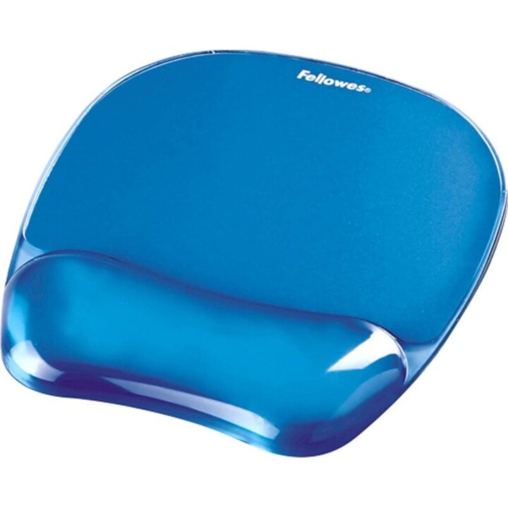 Poggiapolsi Fellowes 9114120 Superficie ergonomica in gel monocromatico blu