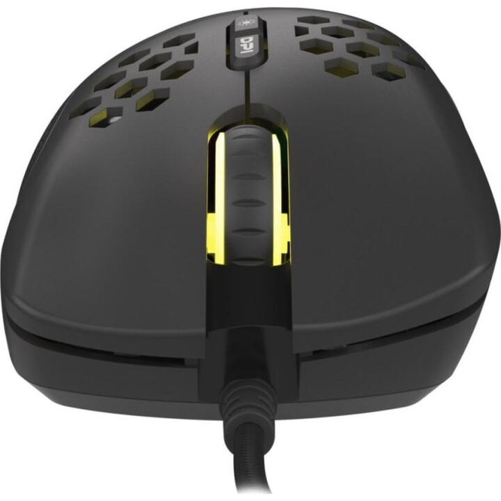 Mouse da gioco RGB ambidestro Genesis Krypton 555 8000 DPI Nero