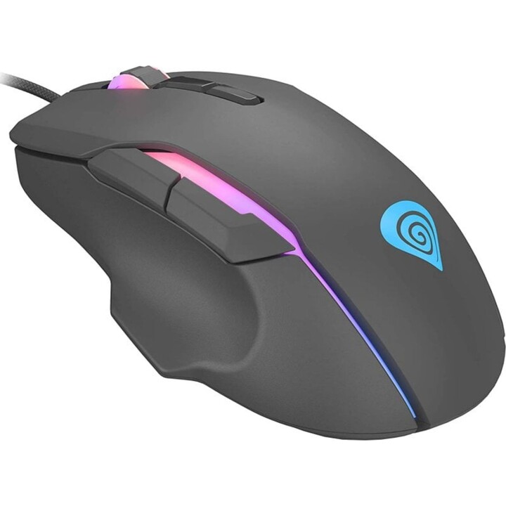 Mouse para jogos Genesis Xenon 220 RGB 6400 DPI preto