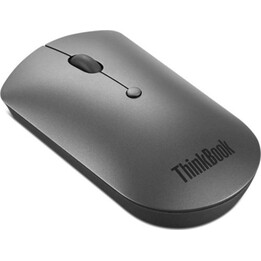 Mouse Bluetooth sem fio Lenovo 2400 DPI ambidestro cinza