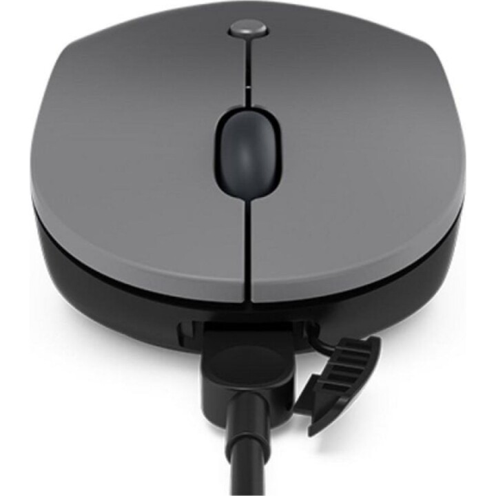Mouse ambidestro Lenovo Go 2400 DPI ottico RF Wireless nero grigio USB-C