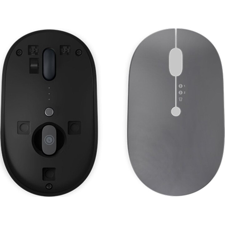 Lenovo Go Multi-Device Wireless Mouse 2400 DPI Grau USB Typ C