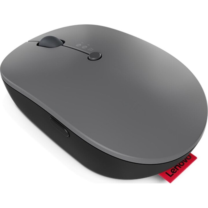 Lenovo Go Multi-Device Wireless Mouse 2400 DPI Grau USB Typ C