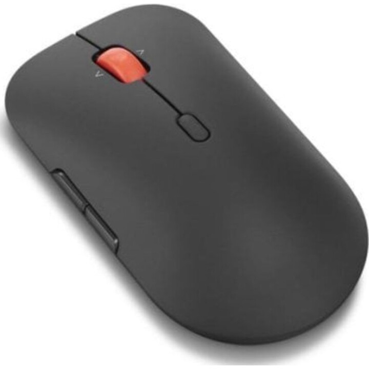 Lenovo Pro Plus 6050 Mouse sem fio RF e Bluetooth 2400 DPI preto 10 botões ambidestro