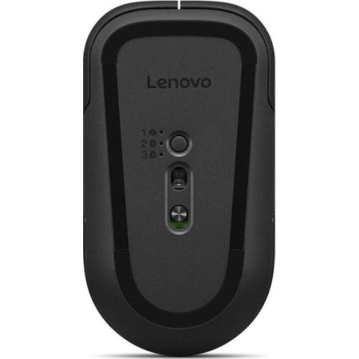 Lenovo Pro Plus 6050 Kabellose RF- und Bluetooth-Maus, 2400 DPI, Schwarz, 10 Tasten, beidhändig verwendbar