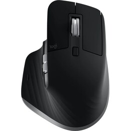Logitech MX Master 3S para Mac, Apple, iPad, funciona em vidro com cliques silenciosos, USB-C preto