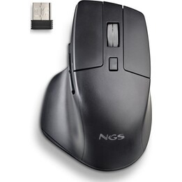 NGS HIT-RB Wireless Mouse 1600 DPI Black Silent Buttons