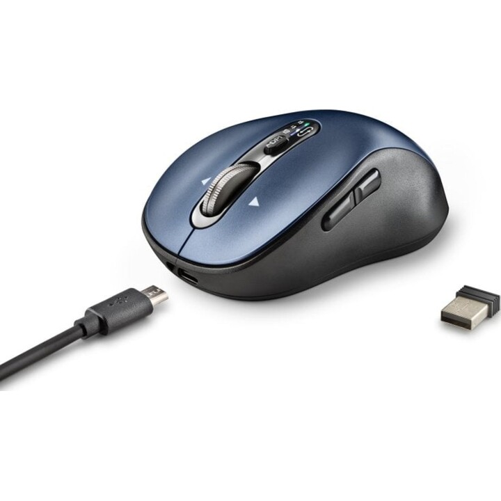 Mouse multidispositivo wireless NGS INFINITY RB Bluetooth 3200 DPI Blu
