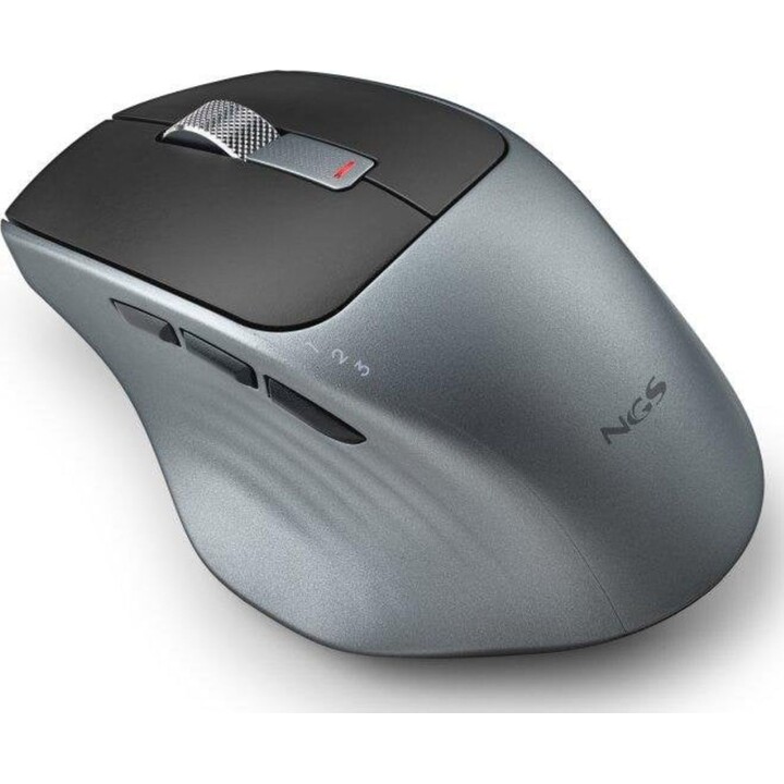 NGS Lush-RB Wireless Multimode Mouse 1600DPI Graphite Silent Buttons