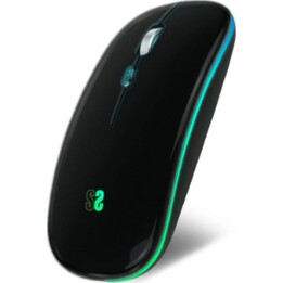Subblim Dual Flat Black RGB Bluetooth kabellose optische Maus mit bis zu 1600 DPI