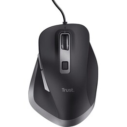 Trust Fyda Rato Óptico Ergonômico Eco USB 5000DPI Preto