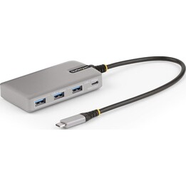 StarTech.com 4-Port USB-C Hub mit DP Alt Mode Videoausgang 4K 60Hz - USB-C auf 3x USB-A & USB-C, 100W Power Delivery, USB 3.2 10