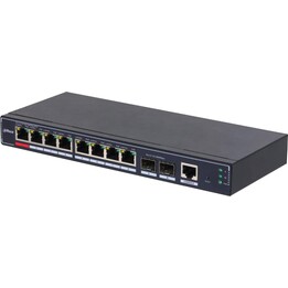 Switch|DAHUA|DH-SG4010P|Tipo L2|Portas PoE 8|110 Watts|SG4010P