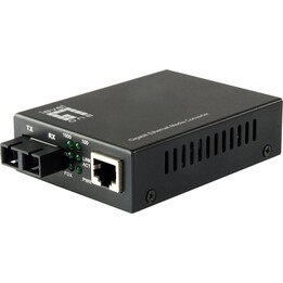 Conversor de medios Gigabit RJ45 a SC - Fibra monomodo - 1310 nm - 20 km