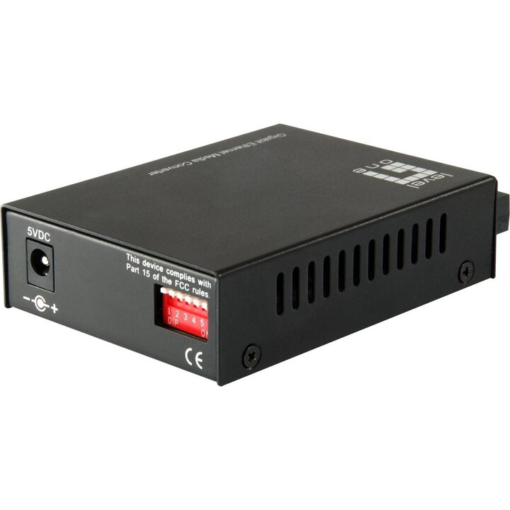 RJ45 to SC Gigabit Media Converter - Single-Mode Fiber - 1310nm - 20km