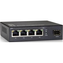Switch Gigabit a 5 porte, 1x SFP
