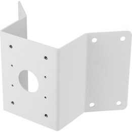 Hanwha SBP-156KMW - Adaptador de montagem de canto para PTZ Plus, branco