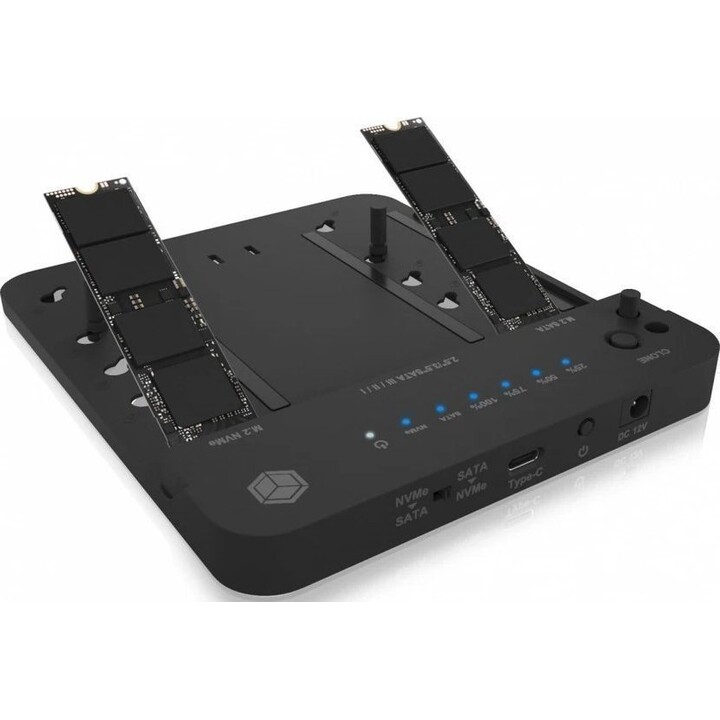 ICY BOX Dockingstation 6.4cm (2.5) & SATA & M.2 NVMe - USB 3.2