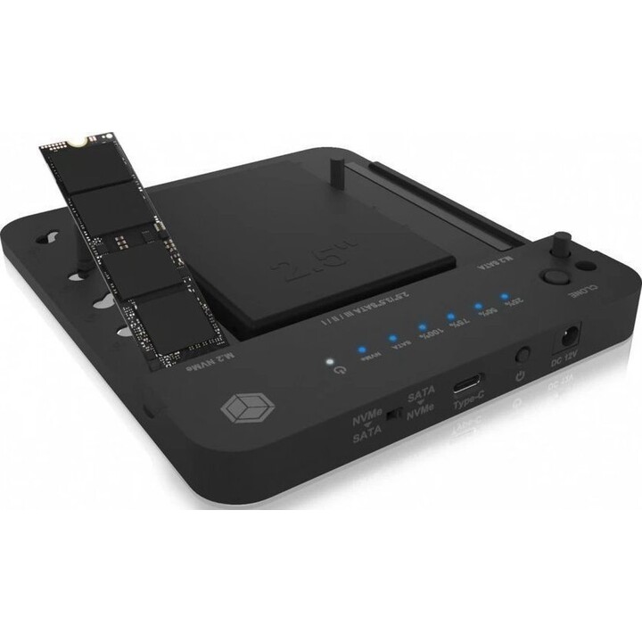 ICY BOX Dockingstation 6.4cm (2.5) & SATA & M.2 NVMe - USB 3.2