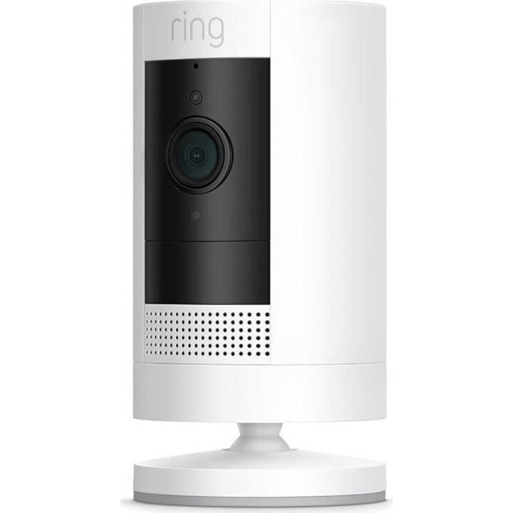 Amazon Ring Stick Up Cam Battery White