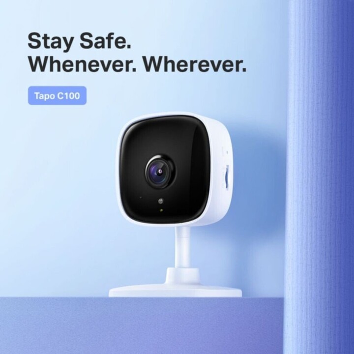 TP-Link Tapo C100 Câmara IP doméstica FHD WiFi Dia/Noite Branca