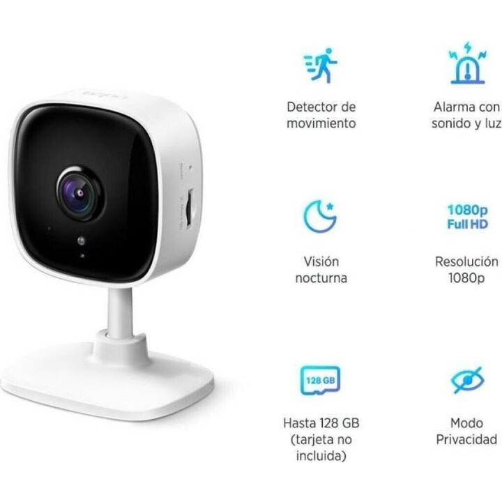 TP-Link Tapo C100 Câmara IP doméstica FHD WiFi Dia/Noite Branca