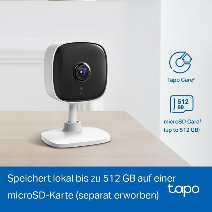 TP-Link Tapo C100 Câmara IP doméstica FHD WiFi Dia/Noite Branca