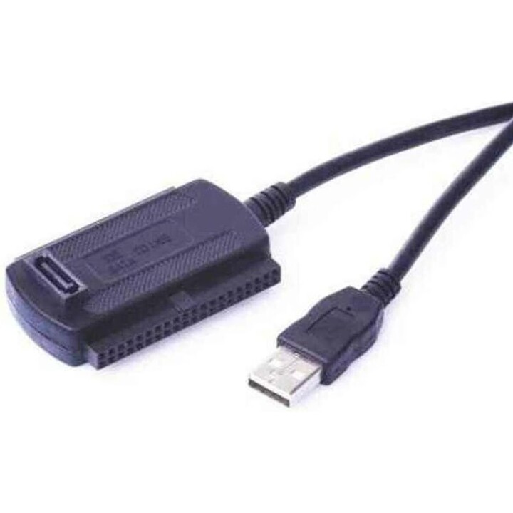 Gembird AUSI01 Ide/Sata USB 2.0 Adapter, Black