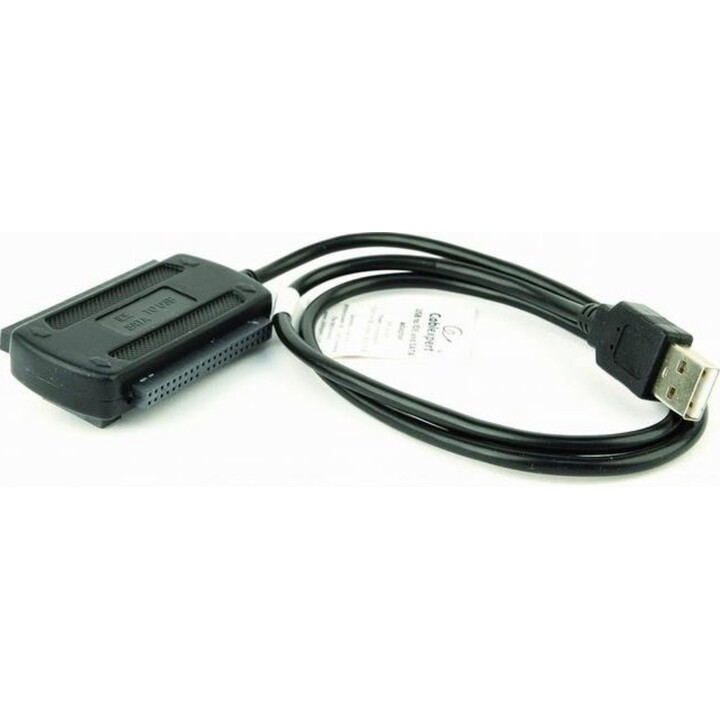 Gembird AUSI01 Ide/Sata USB 2.0 Adapter, Black