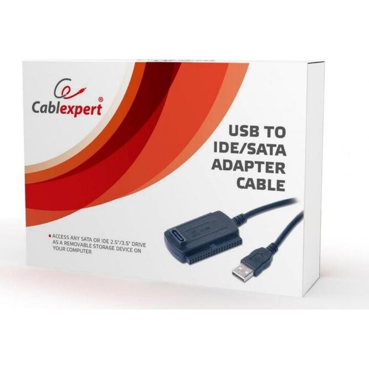 Adaptador Ide/Sata USB 2.0 Gembird AUSI01, Preto