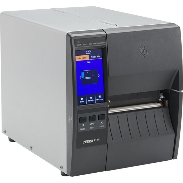 Impressora de etiquetas industriais térmicas diretas Zebra ZT231 de 4 polegadas e 203 dpi