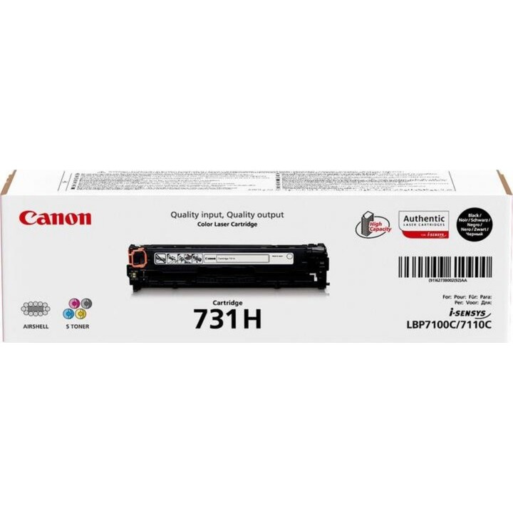 Toner Canon 731H, LBP7100CN LBP7110CW 2400 PGS, Noir