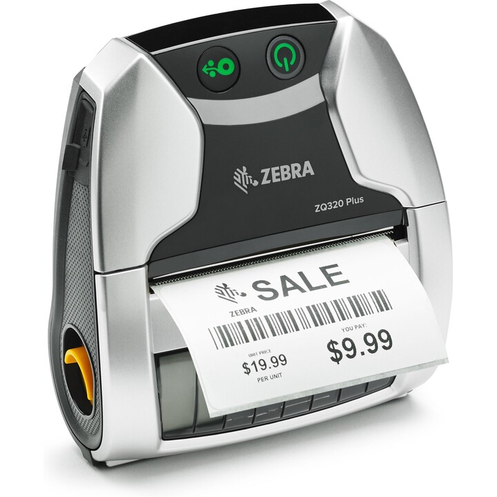 Impressora de etiquetas móvel Zebra ZQ310 Plus de 2 polegadas e 203 dpi térmica direta WiFi Bluetooth