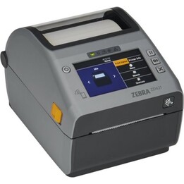 Zebra ZD621D Impressora de etiquetas de secretária térmica direta USB Ethernet série de 4 polegadas e 203 dpi
