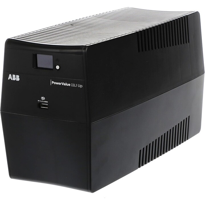 ABB PowerValue 11LI 2000VA 1200W Line Interactive Tower UPS LCD Display
