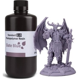 ELEGOO Résine Standard v2.0 Couleur Bleu Ardoise pour Imprimantes 3D à Résine LCD - 1KG
