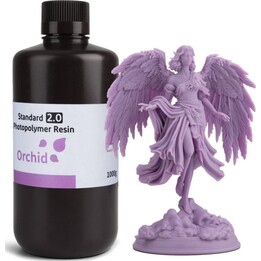 ELEGOO Standard Resin v2.0 Orchid for LCD Resin 3D Printers - 1KG