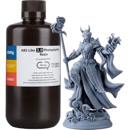 ELEGOO ABS Resin V3.0 Gray For LCD Resin 3D Printers - 1KG