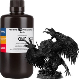 ELEGOO ABS Resin V3.0 Black For LCD Resin 3D Printers - 1KG