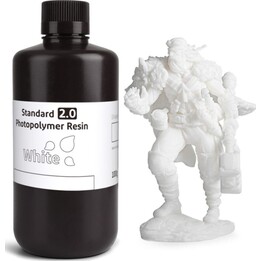 ELEGOO Resina Estándar v2.0 Color White Para Impresoras 3D de Resina LCD - 1KG