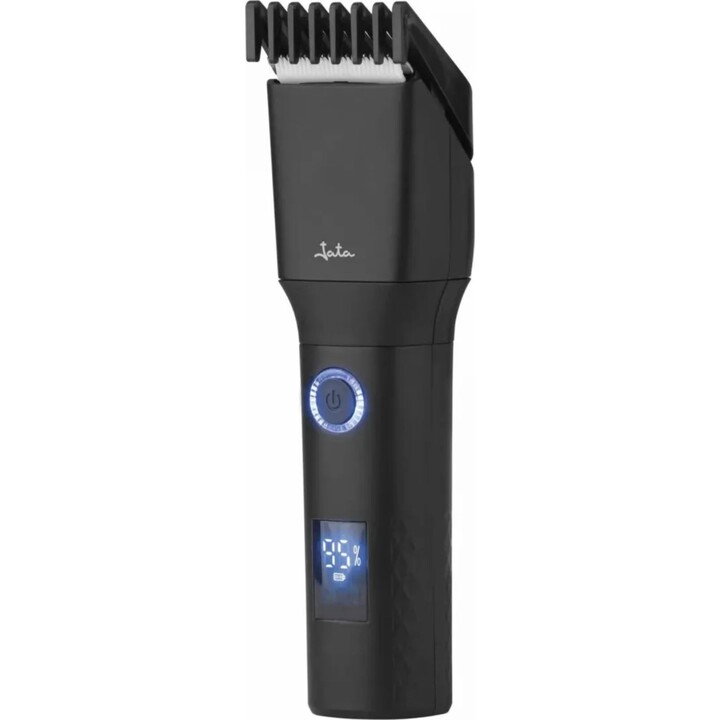 JATA JBCP3700 Hair Clipper and Trimmer, Black, Stainless Steel Blade